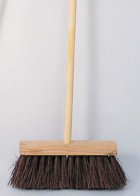 Contract Quality Bass Broom With Handle (13 inch  / 325mm)