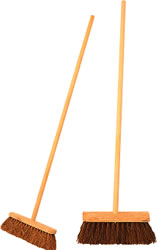 Site Broom With Handle (450mm) Hard or Soft