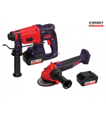Sparky BPR-18M18B Twin Pack 18V 2 x 4.0Ah Li-ion - Code SPKBPR18M18B