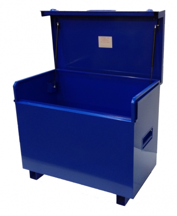 TradeSafe TS 4 x 3 x 2 Site Box with Hydraulic Arms - Blue