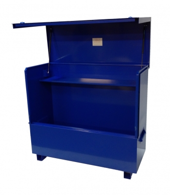 TradeSafe TS 5 x 4 x 2 Tool Vault with Hydraulic Arms - Blue