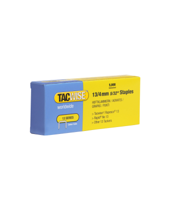 Tacwise Type 13/4mm Staples, Box of 5000 to suit Tacwise Z1-13 and Z1-13L tackers - Code 0232