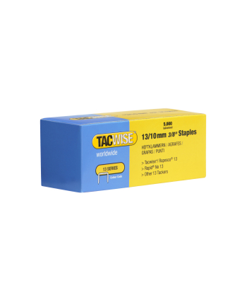 Tacwise Type 13/10mm Staples, Box of 5000 to suit Tacwise Z3-13, Z3-13L and Hobby 13EL tackers - Code 0235