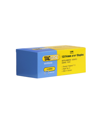 Tacwise Type 13/14mm Staples, Box of 5000 to suit Tacwise Z3-13, Z3-13L and Hobby 13EL tackers - Code 0236
