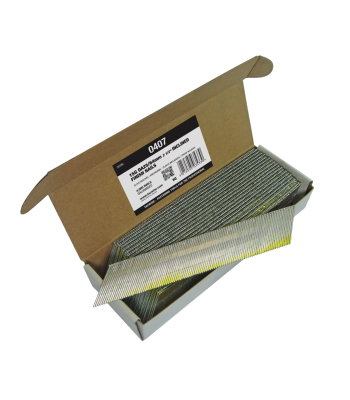 Tacwise Type 15G/64mm Galvanised Angled Finish Nails, D Head, Pack of 4000 to suit Tacwise GDA64V, GDA64V2, GBA64LHH - Code 0407