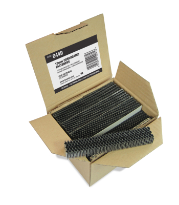 Tacwise 15mm Corrugated Fasteners, Pack of 1500 to suit Tacwise FCF15XCB - Code 0449