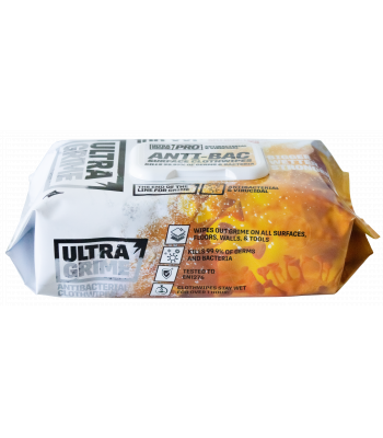 Tecs@fe Ultragrime Pro Anti-Bac Wipes - Code TS UGAB