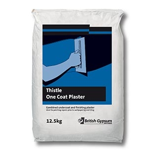Thistle One Coat Plaster - Convenience Bags - 12.5kg Bags (Pallet of 72)