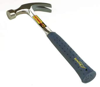 Estwing Vinyl Handled Steel Shaft Claw Hammer (20oz / 0.57kg)