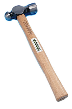 Wood Shaft Ball Pein Hammer (2lb / 0.91kg)