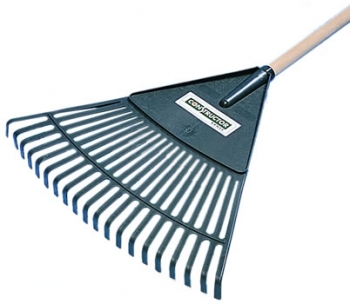 22 Tine Plastic Head Leaf Rake