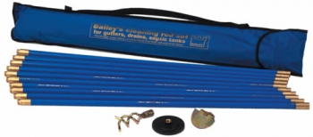 Bailey Universal Joint Drain Rod Set in Carrying Case