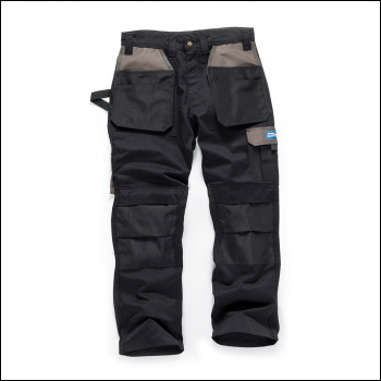 Tough Grit Holster Work Trousers Black - 34R - Code 107593