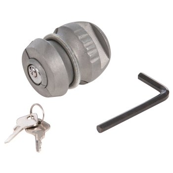 Silverline Trailer Hitch Lock - 50mm Dia Ball Coupling - Code 107667