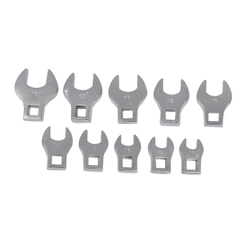Silverline Crows Foot Spanner Set 10pce - 10 - 19mm - Code 111508