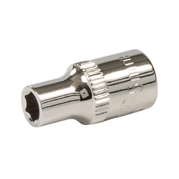 Silverline Socket 1/4 inch  Drive 6pt Metric