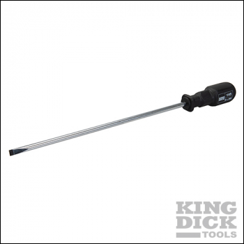 King Dick Extra-Long Electricians Screwdriver Slotted - 5.5 x 300mm - Code 14515