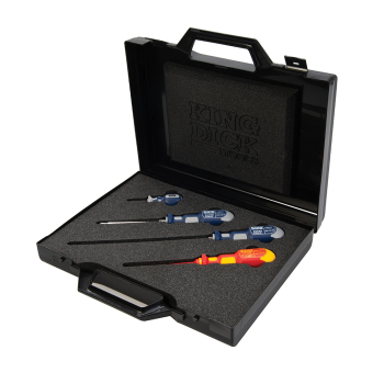 King Dick 1-for-6 Screwdriver Gift Set 4pce - Phillips / PZ - Code 1464GS