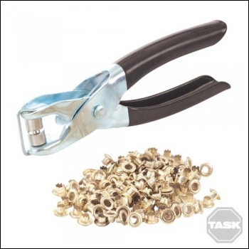 Task Eyelet Pliers + Eyelets - 145mm - Code 152214