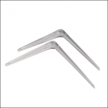 Fixman London Grey Shelf Bracket 20pce - 250 x 200mm - Code 159392