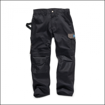 Tough Grit Work Trousers Black - 32L - Code 161099