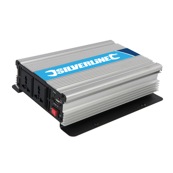 Silverline 12V Inverter - 1000W (2 x 500W) - Code 168754