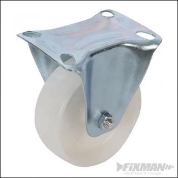 Fixman Fixed Polypropylene Castor - 100mm 125kg - Code 181320