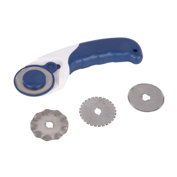 Silverline 3-in-1 Rotary Cutter - 45mm Dia Blades - Code 184953