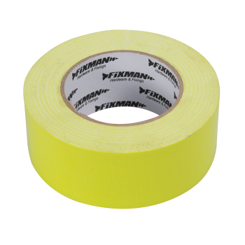 Fixman Heavy Duty Duct Tape Bright Yellow - 50mm x 50m - Code 188245