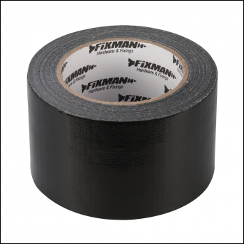 Fixman Heavy Duty Duct Tape - 72mm x 50m Black - Code 189896