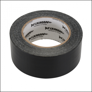 Fixman Super Heavy Duty Duct Tape - 50mm x 50m Black - Code 190160