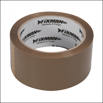 Fixman Packing Tape - 48mm x 66m Brown - Code 190368