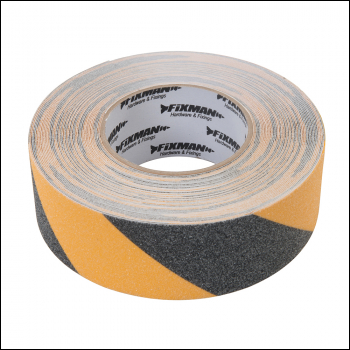 Fixman Anti-Slip Tape - 50mm x 18m Black/Yellow - Code 190583