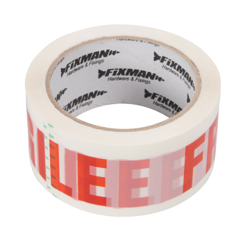 Fixman FRAGILE Packing Tape - 48mm x 66m - Code 191480