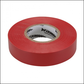 Fixman Insulation Tape - 19mm x 33m Red - Code 191784