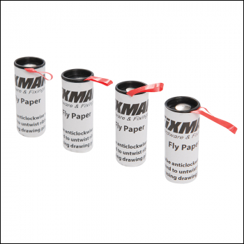 Fixman Fly Paper 4pk - 750mm - Code 195491