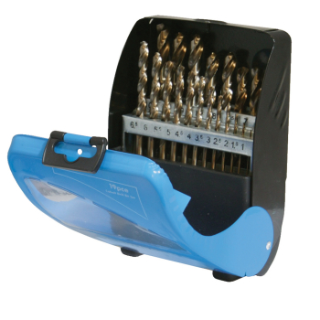 Silverline Cobalt Drill Bit Set 19pce - 1 - 10mm - Code 196503