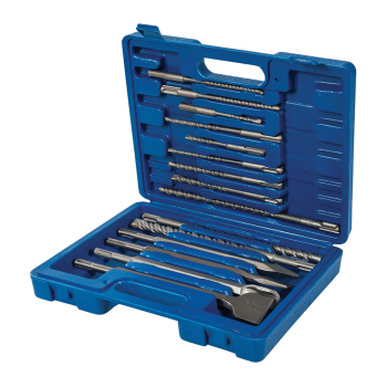 Silverline SDS Plus Masonry Drill & Steel Set 15pce - 15pce - Code 196570