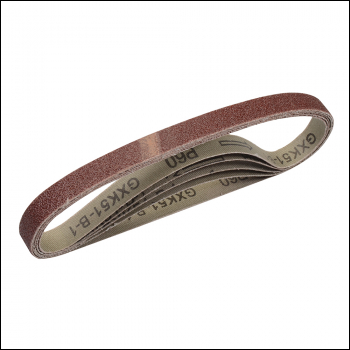 Silverline Sanding Belts 13 x 457mm 5pk - 60 Grit - Code 199545