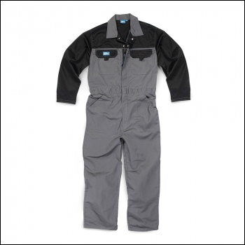 Tough Grit Zip-Front Coverall Charcoal - L - Code 200454