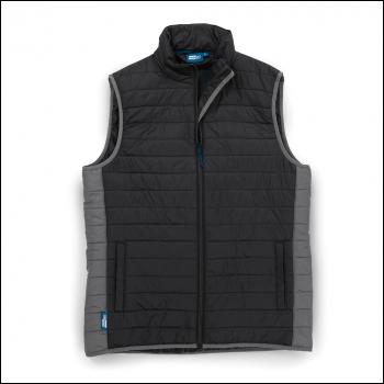 Tough Grit 2-Tone Body Warmer Black / Charcoal - XS - Code 209443