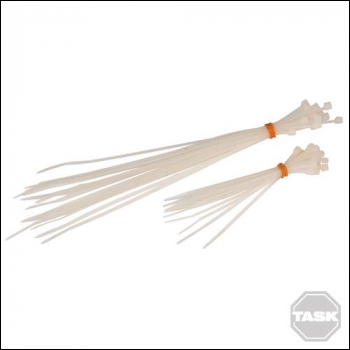 Task Cable Ties Pack 40pce - 100 & 200mm - Code 215749