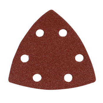 Silverline Hook & Loop Triangle Sheets 90mm 10pk - 80 Grit - Code 218923