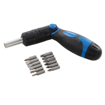 Silverline Multi-Bit Ratchet Screwdriver - 3-Way - Code 220797