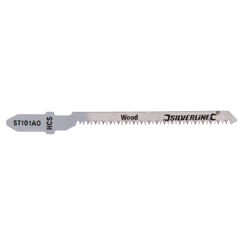 Silverline Jigsaw Blades for Wood 5pk - ST101A0 - Code 228049