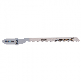 Silverline Jigsaw Blades for Wood 5pk - ST101A0 - Code 228049
