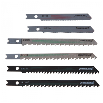 Silverline Jigsaw Blade Set Universal Fitting 30pce - 30pce Wood/Metal - Code 234292