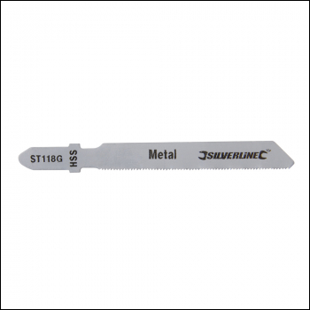Silverline Jigsaw Blades for Metal 5pk - ST118G - Code 234320
