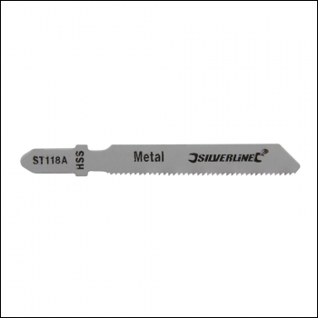 Silverline Jigsaw Blades for Metal 5pk - ST118A - Code 234444