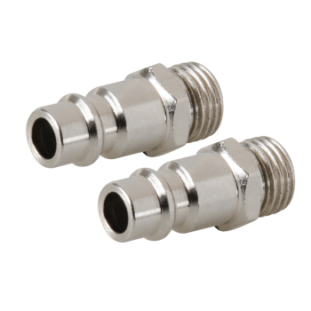 Silverline Euro Bayonet Coupler Male Thread 2pk - 1/4 inch  BSP - Code 237618